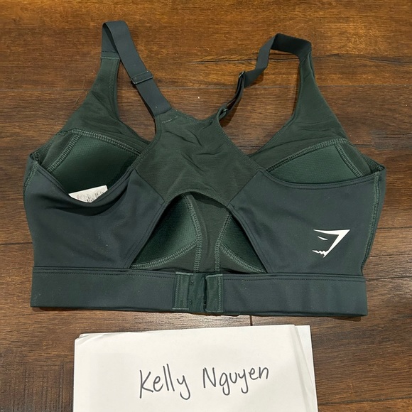 Gymshark dark green bra small - Picture 2 of 2